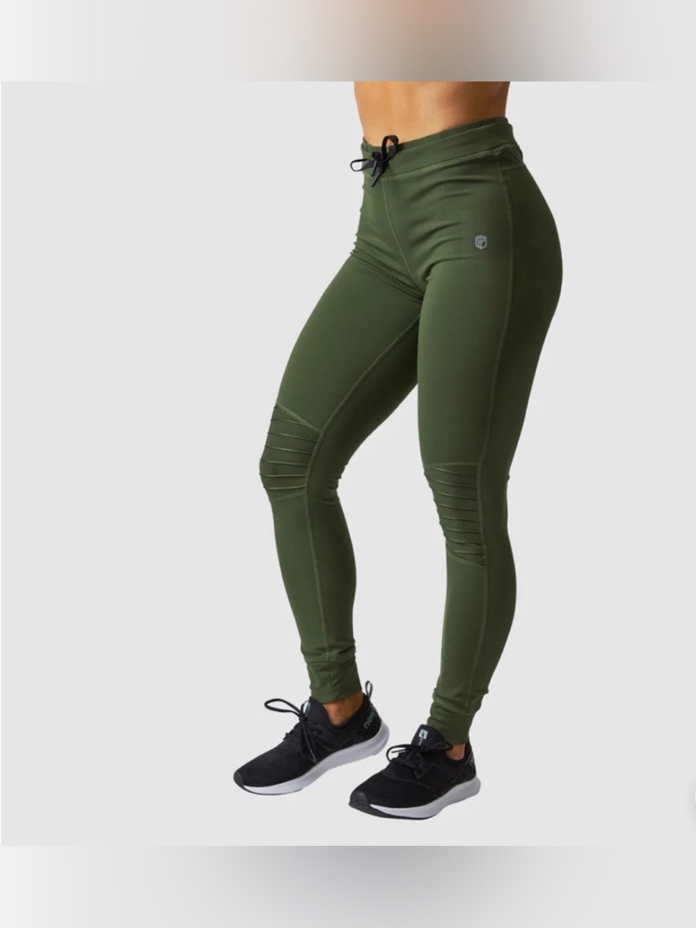 Born Primitive army green moto leggings
